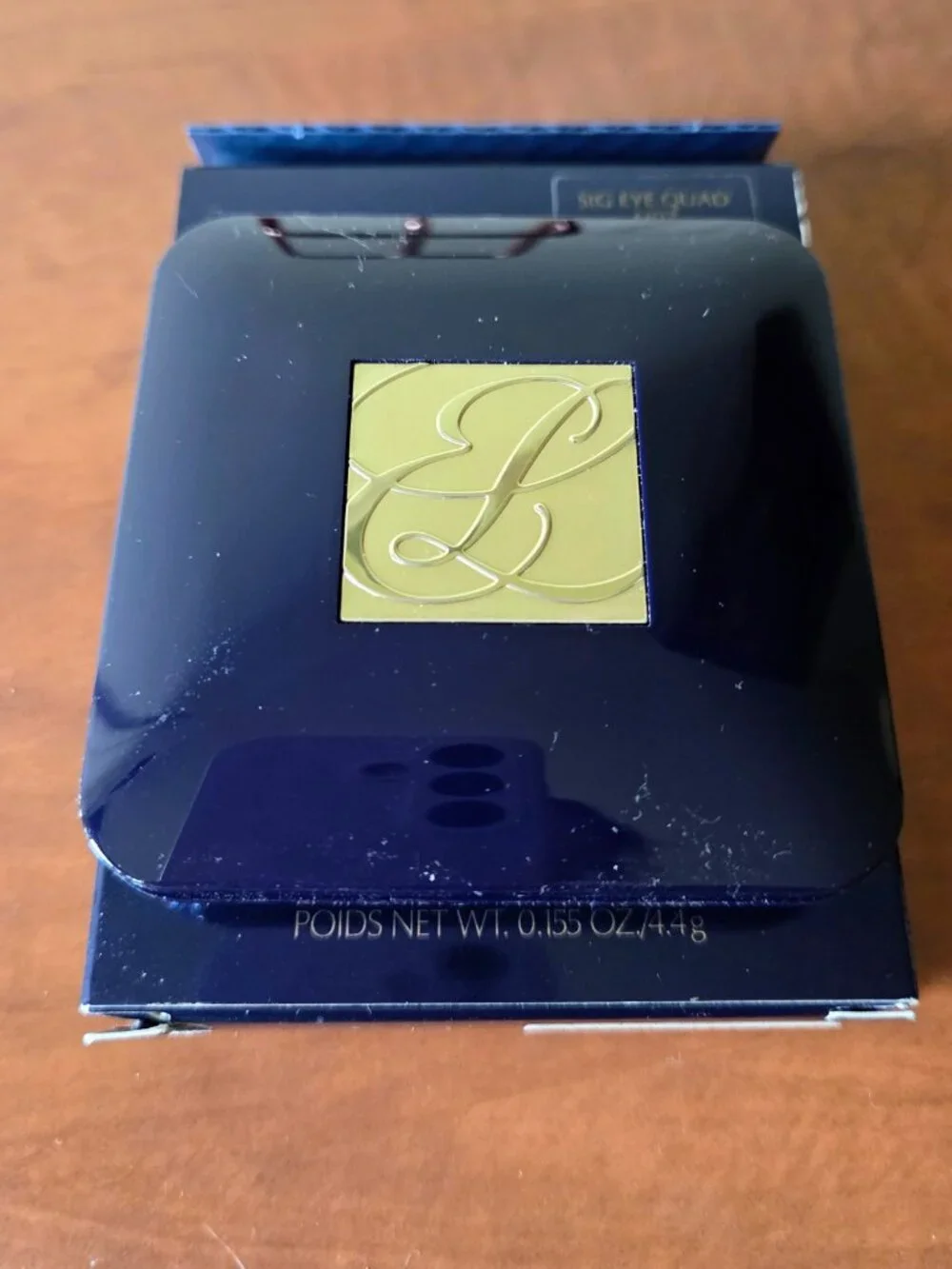 Estee Lauder Signature M07 Arctic Night Eyeshadow Quad in Original Box Brushes